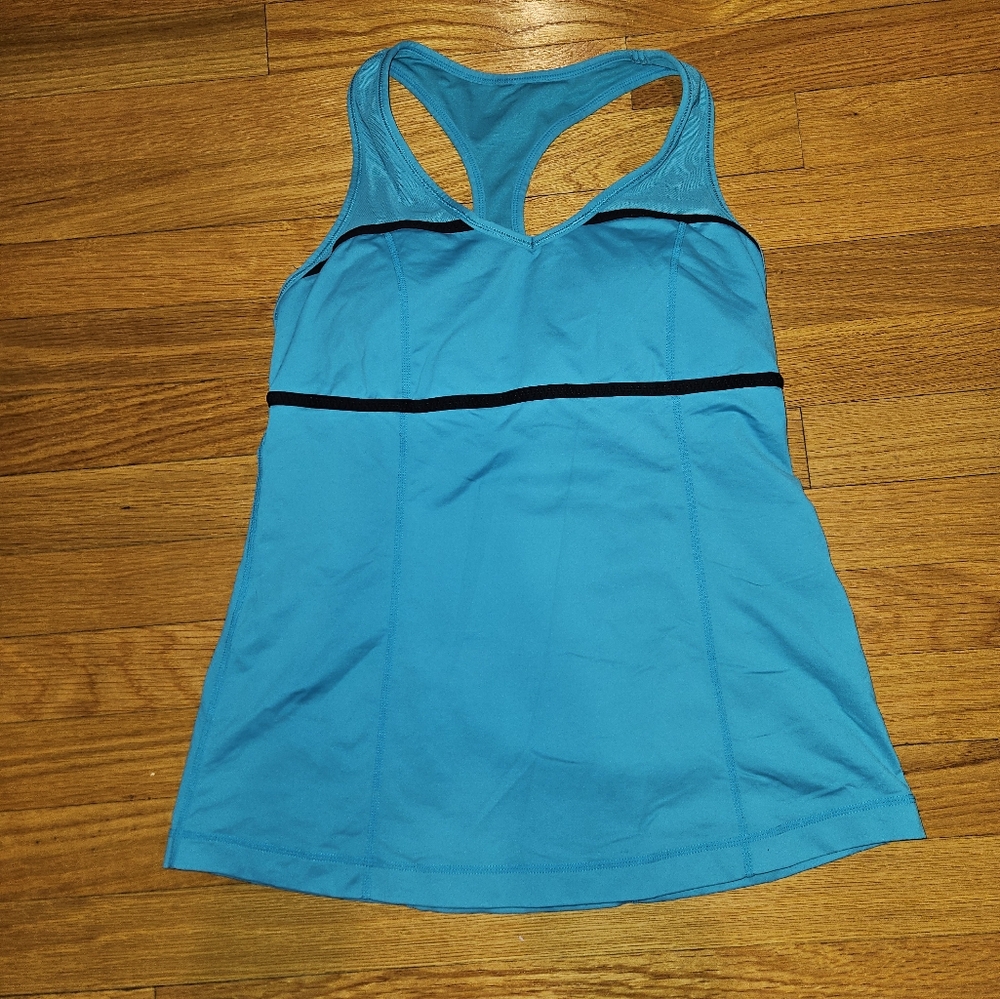 Lululemon Blue Racerback Tank Top